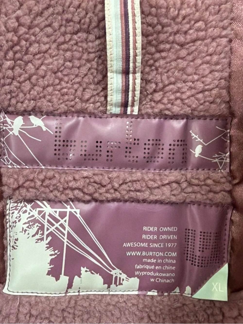 Burton Women's Avenue Snowboard Ski Jacket - Size Xl Missing Hood